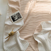 100% Cotton Striped Quilt