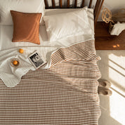 100% Cotton Striped Quilt