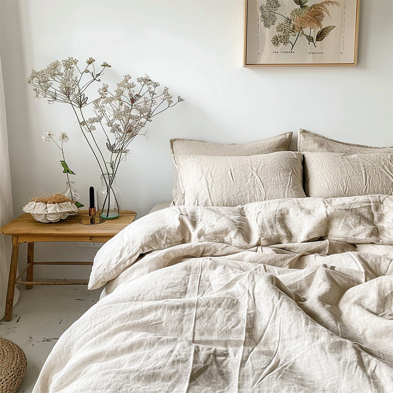 Washed Linen Duvet Cover