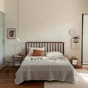 100% Cotton Striped Quilt