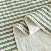 100% Cotton Striped Quilt