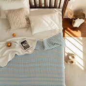 100% Cotton Striped Quilt
