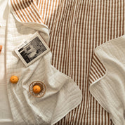 100% Cotton Striped Quilt