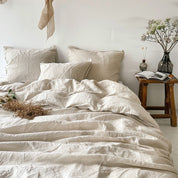 Washed Linen Core Sheet Set