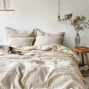 Washed Linen Duvet Cover