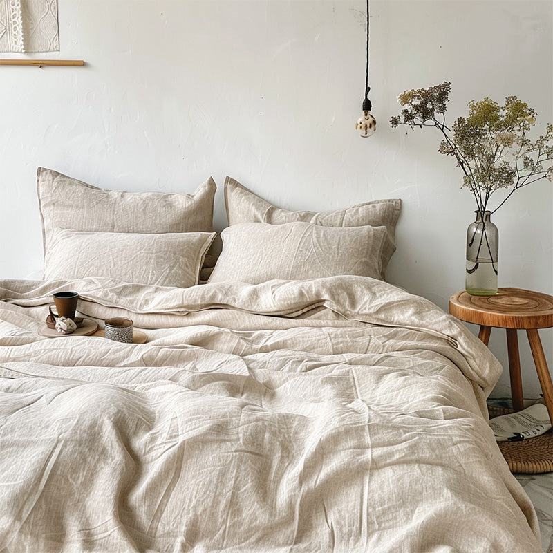 Washed Linen Duvet Cover