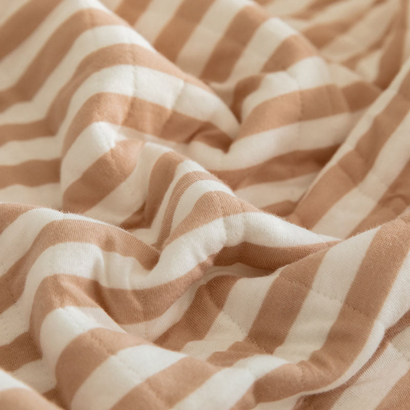 100% Cotton Striped Quilt