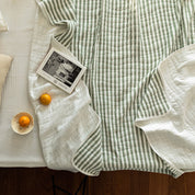 100% Cotton Striped Quilt