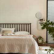 100% Cotton Striped Quilt